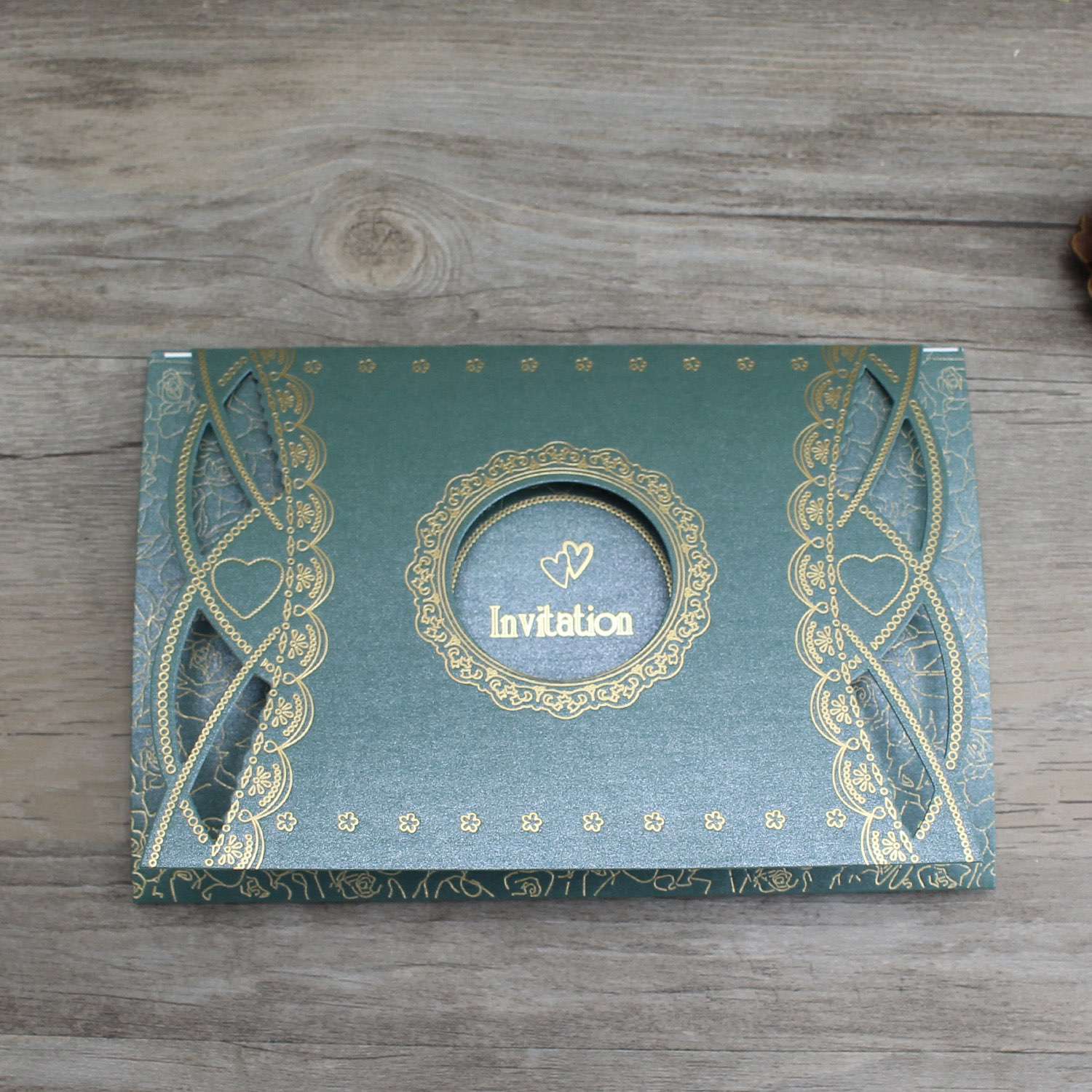 Cheap Invitation Card Foiling Greeting Card Customized Wedding Supplies